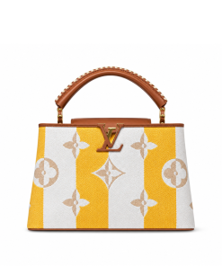 Louis Vuitton Capucines BB Handbag Yellow 27Cm