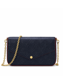 Louis Vuitton Felicie Pochette Navy Blue M64099