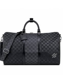 Louis Vuitton  Keepall 50 Black Graphite N40443