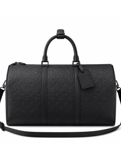 Louis Vuitton Keepall Bandouliere 50 Black M44810