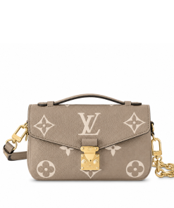 Louis Vuitton Pochette Metis East West Bag Gray Cream 21Cm M23081