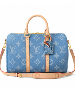 Louis Vuitton Keepall Bandouliere Denim Blue 40Cm M24315