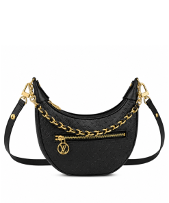 Louis Vuitton Loop Baguette Bag Black 23Cm M22591