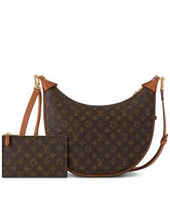 Louis Vuitton Loop Hobo Monogram Canvas Brown 35Cm M46311