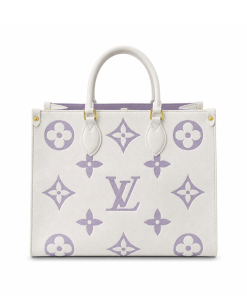 Louis Vuitton Onthego Mm Bag Latte And Bubble Tea 34Cm M23937