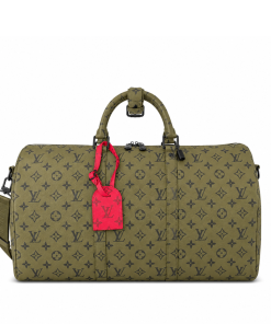 Louis Vuitton Keepall Bandouliere 50 Green Travel Bag M23963
