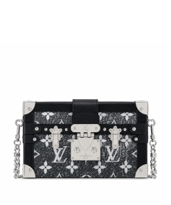 Louis Vuitton Petite Malle Black And Grey 19Cm M21462