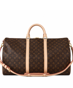 Louis Vuitton Keepall Bandoulière 55 Monogram Canvas Brown