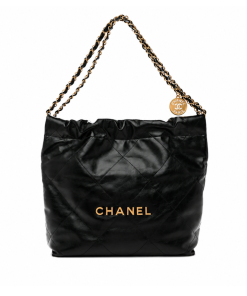 Chanel 22 Handbag Black 39Cm As3261