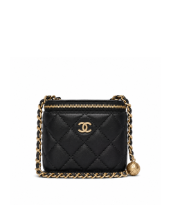 Chanel Mini Vanity With Chain Black