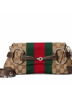 Gucci Horsebit Chain Small Shoulder Bag Beige 29Cm 764339 Facm2 8747