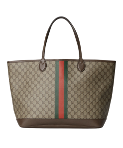 Gucci Brown Ophidia GG Large Tote Bag 40Cm