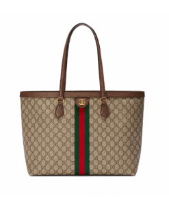 Gucci Ophidia Medium Tote Bag Beige And Ebony 631685 96Iwb 8745