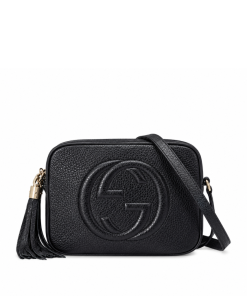 Gucci Soho Small Leather Disco Bag Black 308364 A7M0G 1000