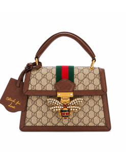Gucci Queen Margaret GG Small Top Handle Bag Brown 25.5Cm