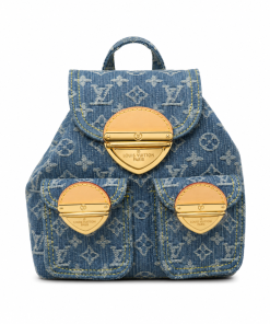 Louis Vuitton Backpack Venice Denim Blue 26Cm M46836