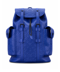 Louis Vuitton Christopher Pm Backpack Blue 48Cm M23189