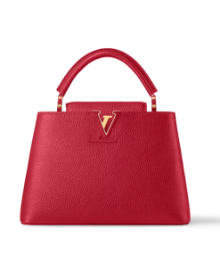 Louis Vuitton Capucines BB Bag Scarlet Red 27Cm M52689