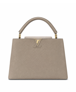 Louis Vuitton Capucines Mm Grey 31Cm M42253