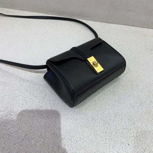 Celine Women Soft In Smooth Calfskin Black 18Cm - Image 4