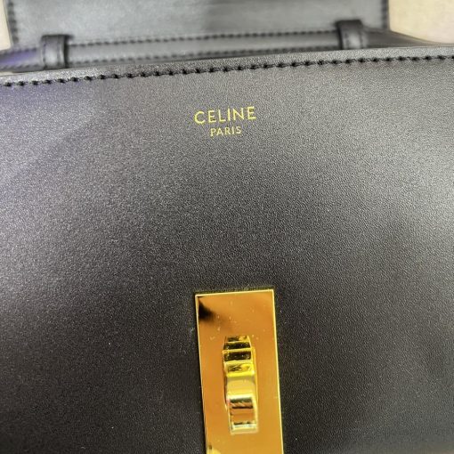 Celine Women Soft In Smooth Calfskin Black 18Cm - Image 7