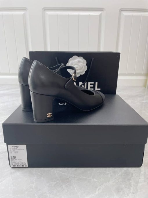 Chanel Mary Janes Black G45118 B14015 94305 - Image 4