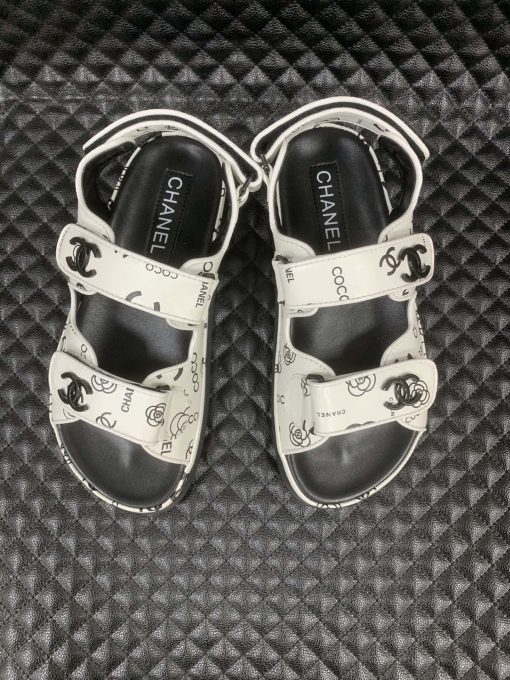 Chanel Dad Slingback Sandals 23P Camelia Cc Logo - Image 2