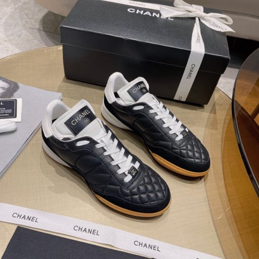 Chanel Sneakers Calfskin Suede Black - Image 3