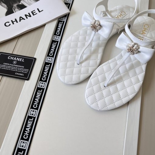 Chanel Sandals White G45258 - Image 2