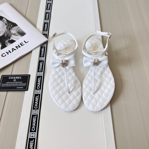 Chanel Sandals White G45258 - Image 8