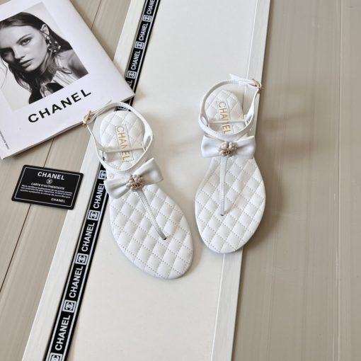 Chanel Sandals White G45258 - Image 10