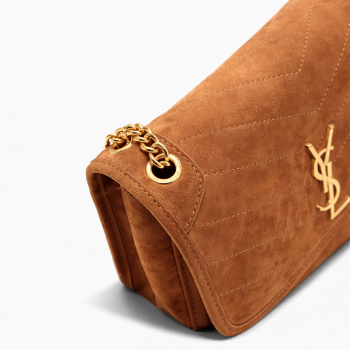 Saint Laurent Niki Baby Chain Bag In Suede Brown 28cm 6237483 - Image 3