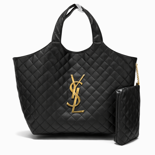 Saint Laurent Icare Maxi Shopping Bag In Quilted Lambskin 58Cm - Image 3