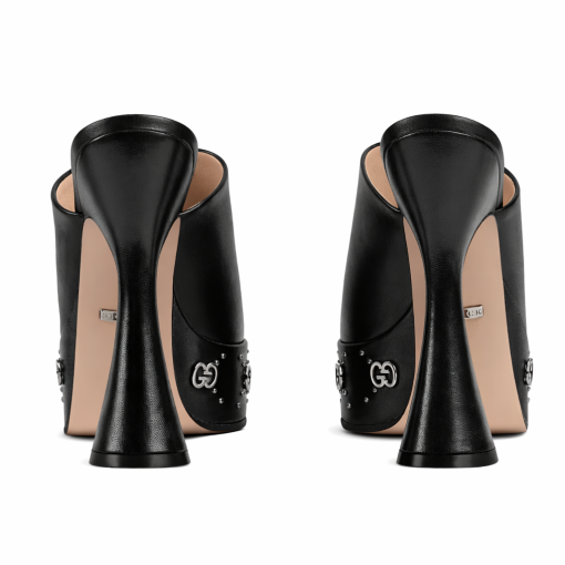 Gucci Women's Platform Slide Sandal Black 740426 C9D00 1000 - Image 4