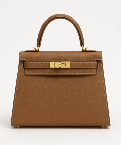 Hermes Kelly Sellier 28 Chai Epsom Gold Hardware