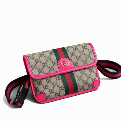 Gucci Ophidia Gg Belt Bag Pink 752597 Fadic 9759 - Image 2