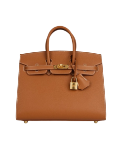 Hermes Birkin Sellier 25 Gold Epsom Gold Hardware