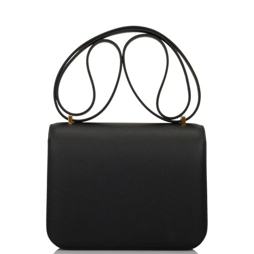 Hermes Constance Bag 18 Black Epsom Gold Hardware - Image 4