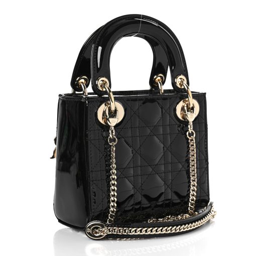 Christian Dior  Mini Lady Dior Black 17cm - Image 2