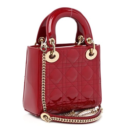 Christian Dior  Mini Lady Dior Red 17Cm - Image 2