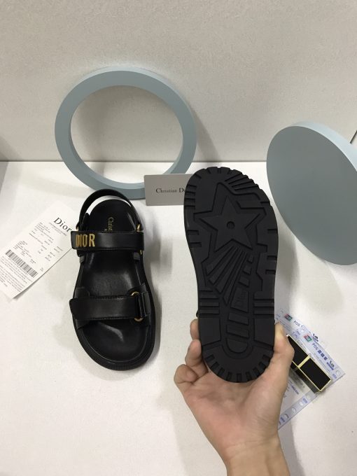 Dior Dioract Sandal Lambskin Black Kcq547Lab S900 - Image 5