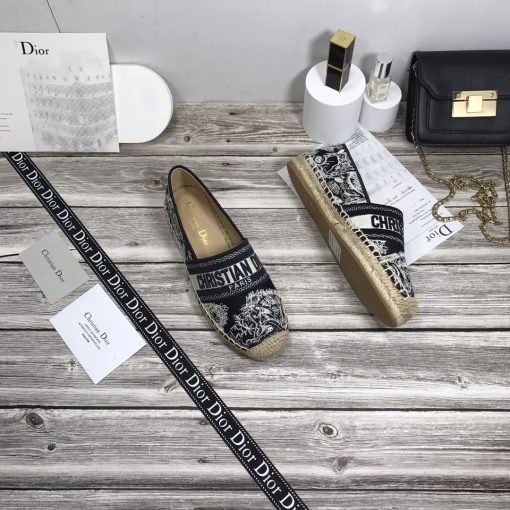 Dior Granville Espadrille Donkerblauw Pattern In Dark Blue - Image 2