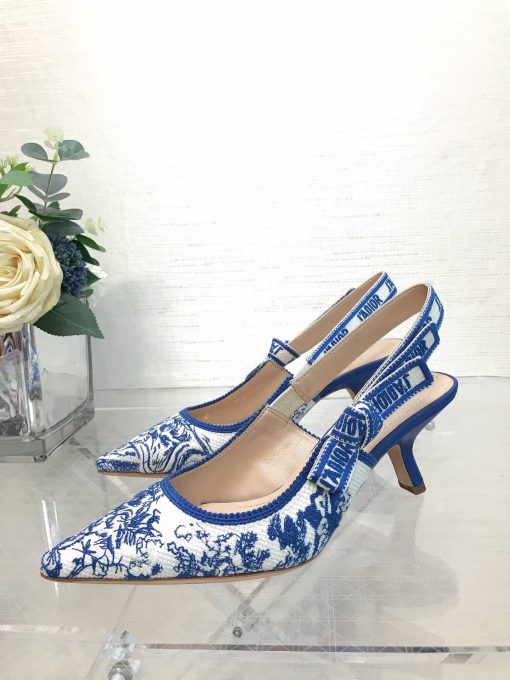 Dior J'Adior Slingback Pump Blue Kcp761Jhr60W - Image 4