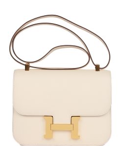 Hermes Constance 1-24 Nata Epsom Gold Hardware