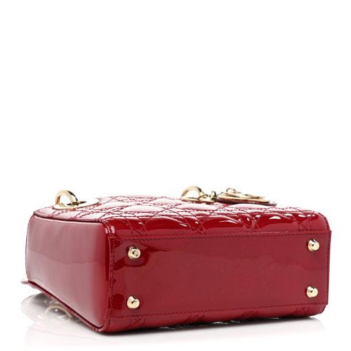 Christian Dior  Mini Lady Dior Red 17Cm - Image 3