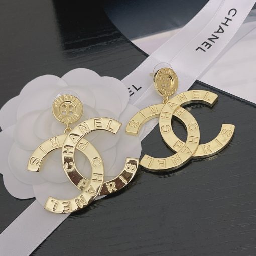 Chanel Paris Button Earrings - Image 4