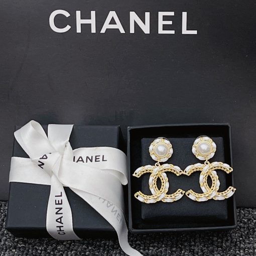 Chanel Cc With Red Flower Square Scarf Beige 90Cm - Image 3