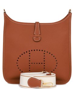 H Handbags Evelyne Iii Pm Gold Clemence Gold Hardware