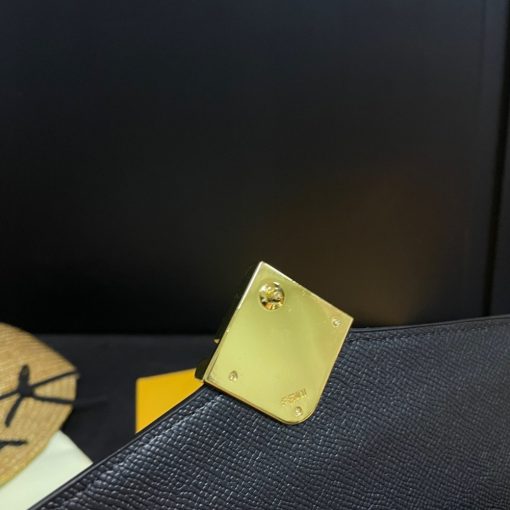 Fendi Ff Diamonds Wallet On Chain Black 22Cm 8M0488Alv4F0Kur - Image 5