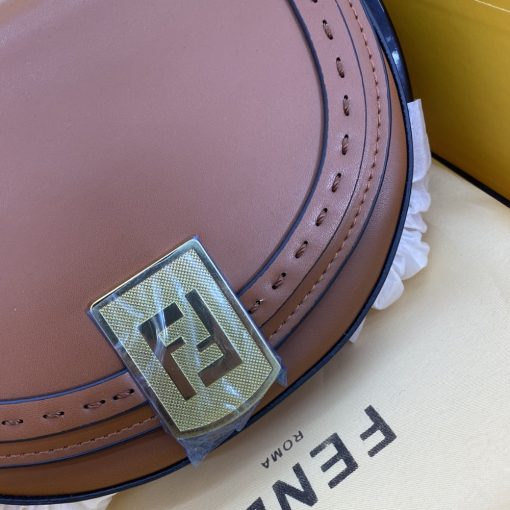 Fendi Moonlight Crossbody Bag Brown 25Cm - Image 5